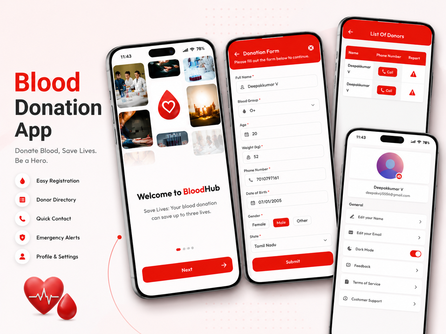Blood Donation Mobile App