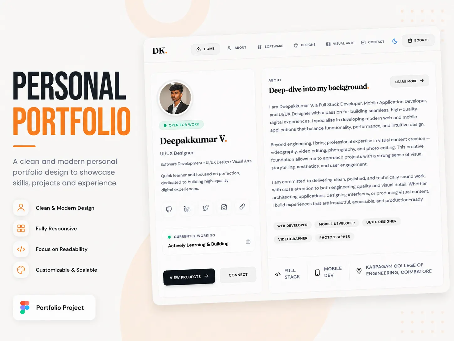 Personal Portfolio Website