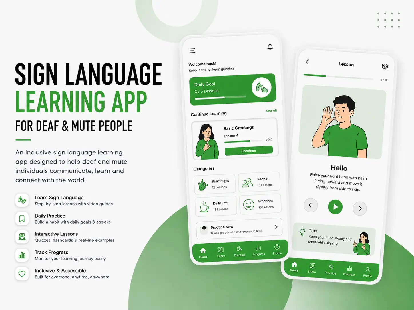 Sign2Sense — Sign Lang Learning App